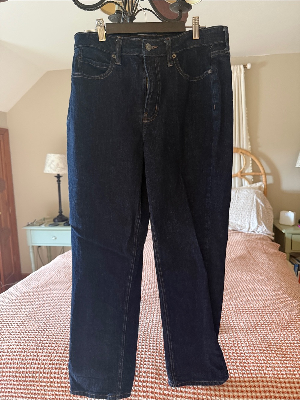 Old Navy Women’s Dark Blue Straight Jeans